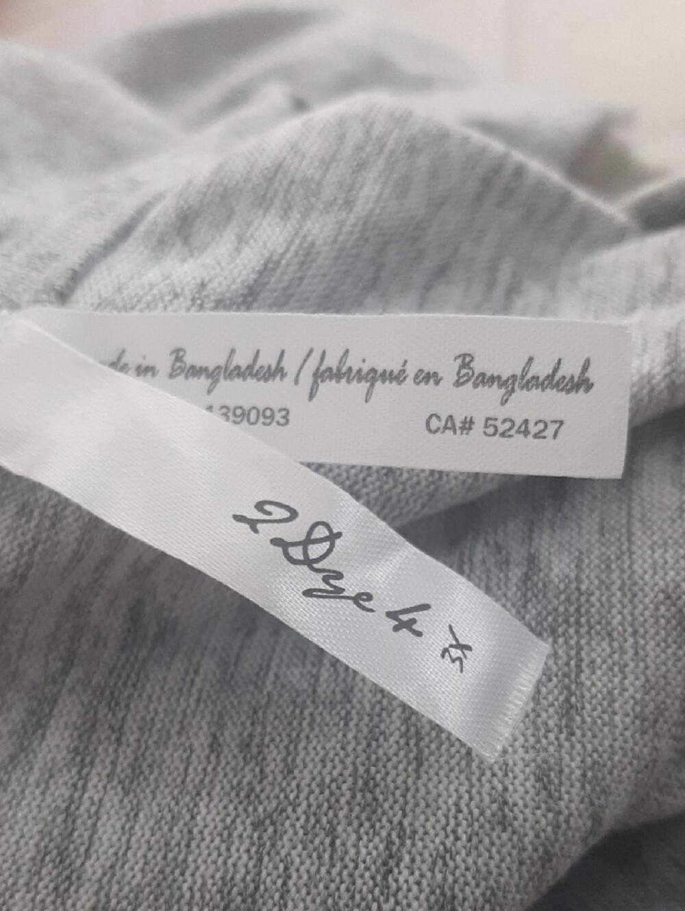2 DYE 4🤍NWOT Heathered Light Gray Short Sleeve Button-Accent Tunic Sz 3X - Picture 8 of 10